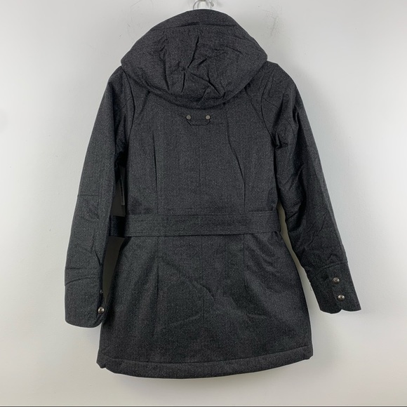 NWT North End Sport Belted Winter Jacket in Grey - Picture 8 of 10